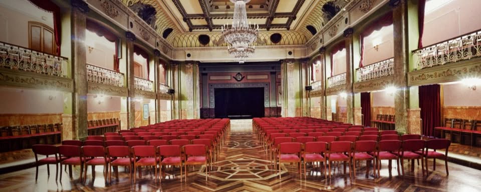 Sala de juego del Open Internacional de Ajedrez en el Círculo das Artes de Lugo